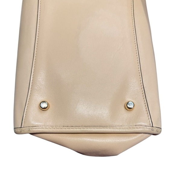 Coach Crosby Leather Carryall Two-Tone Colorblock Crossbody Satchel Bag - Picture 9 of 16